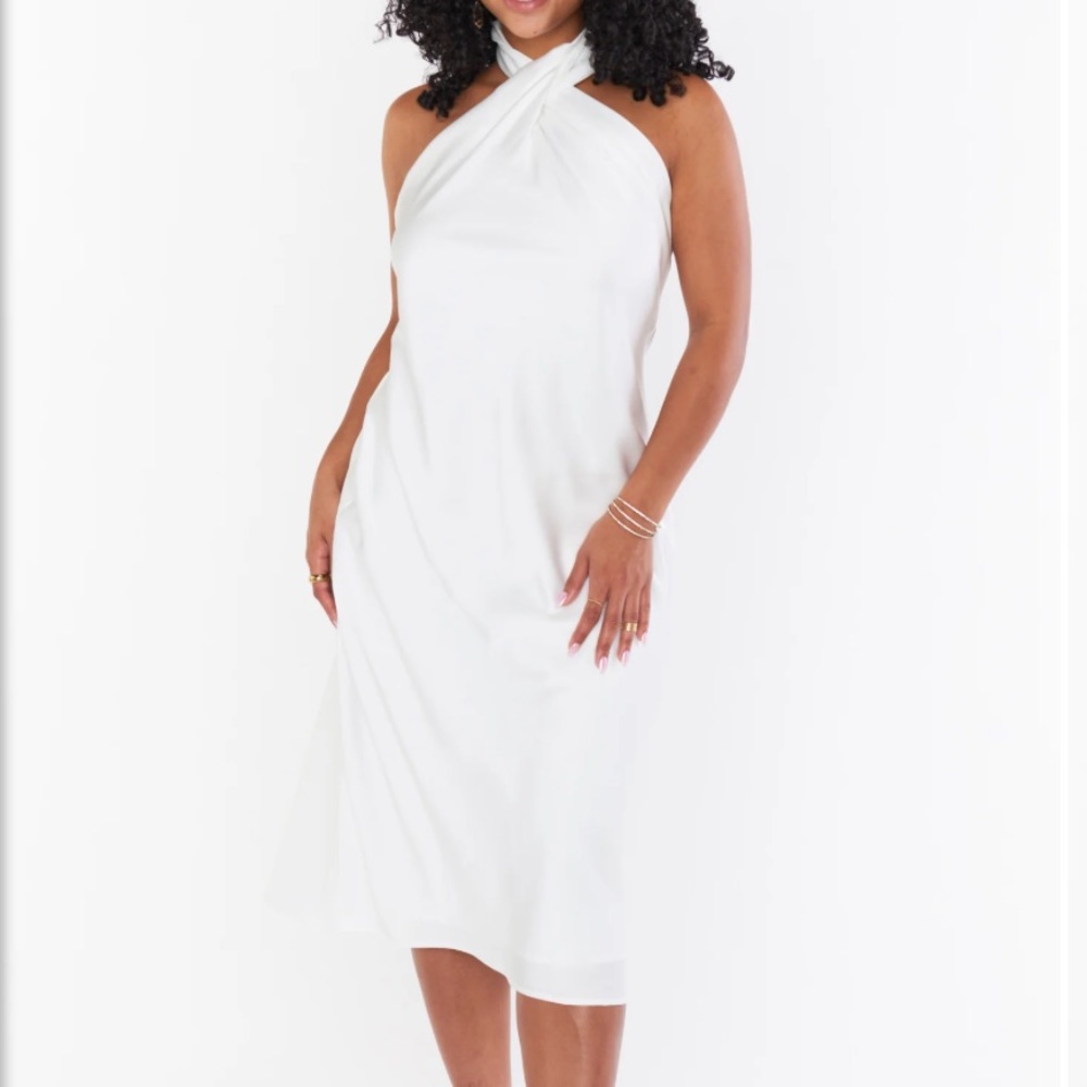 Jasmine Halter Midi Dress